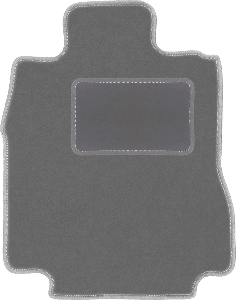 Tappetino conducente in velluto grafite compatibile con Mercedes A W168 Family (2001-2005, minivan) – con fissaggi – su misura