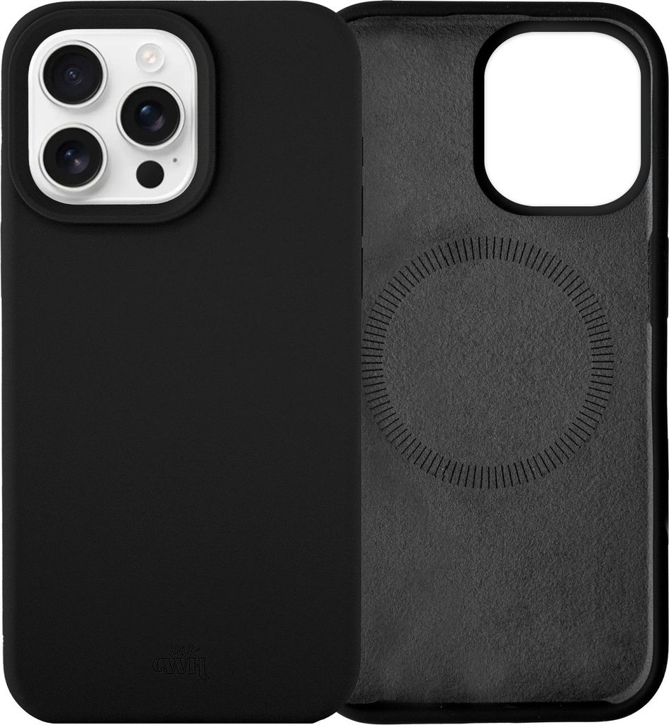 Shockproof silicone case MagSafe Black - iPhone 14 Pro Max