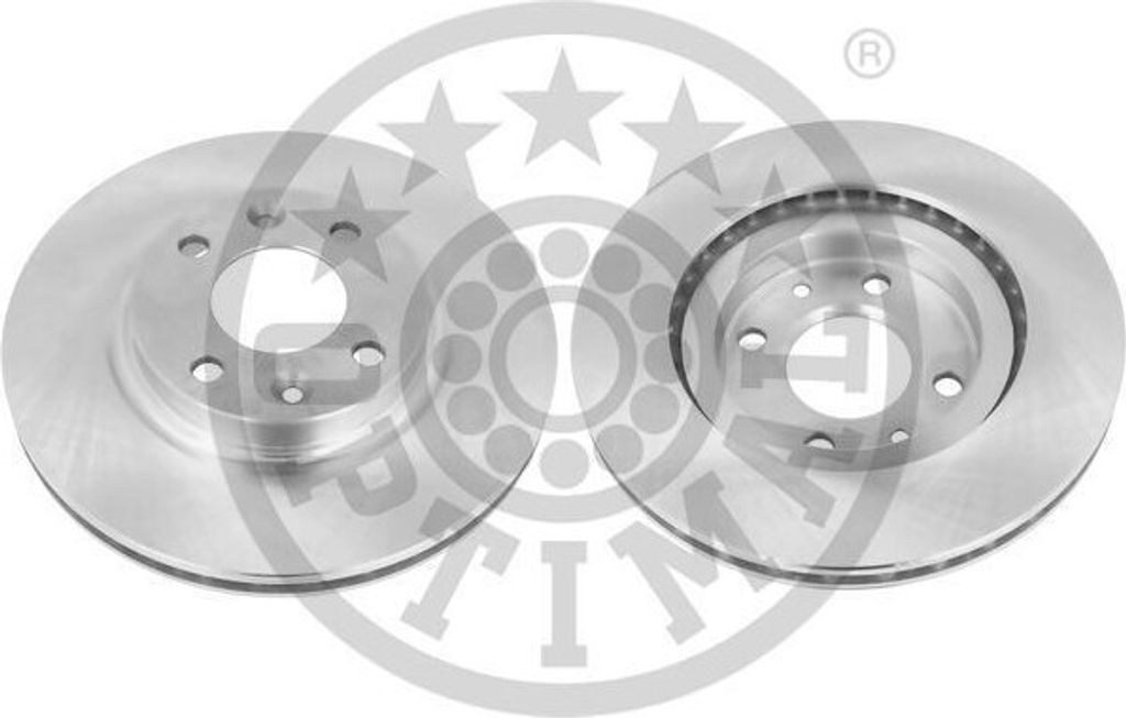 2x OPTIMAL Bremsscheibe BS-9154C vorne für RENAULT Clio IV Schrägheck (BH_) 44mm