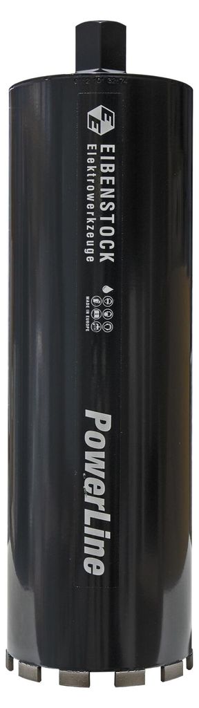 Eibenstock Diamant-Nass-Bohrkrone 11/4" PowerLine, Ø 152 mm, 450 mm Nutzlänge, 11Segmente