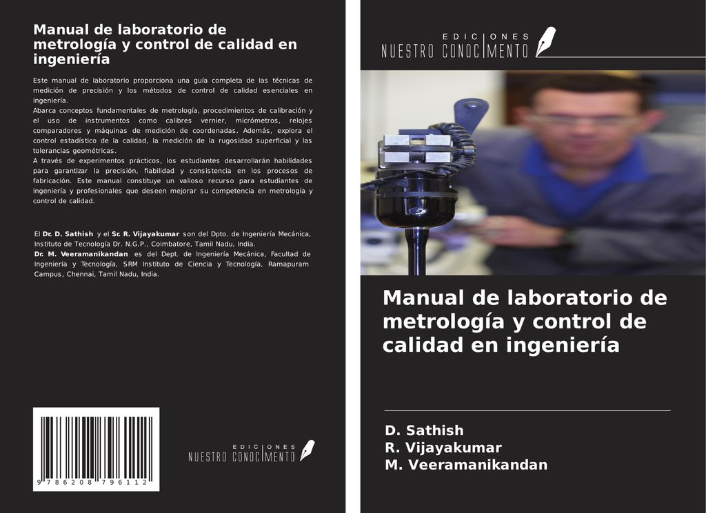 Manual de laboratorio de metrología y control de calidad en ingeniería