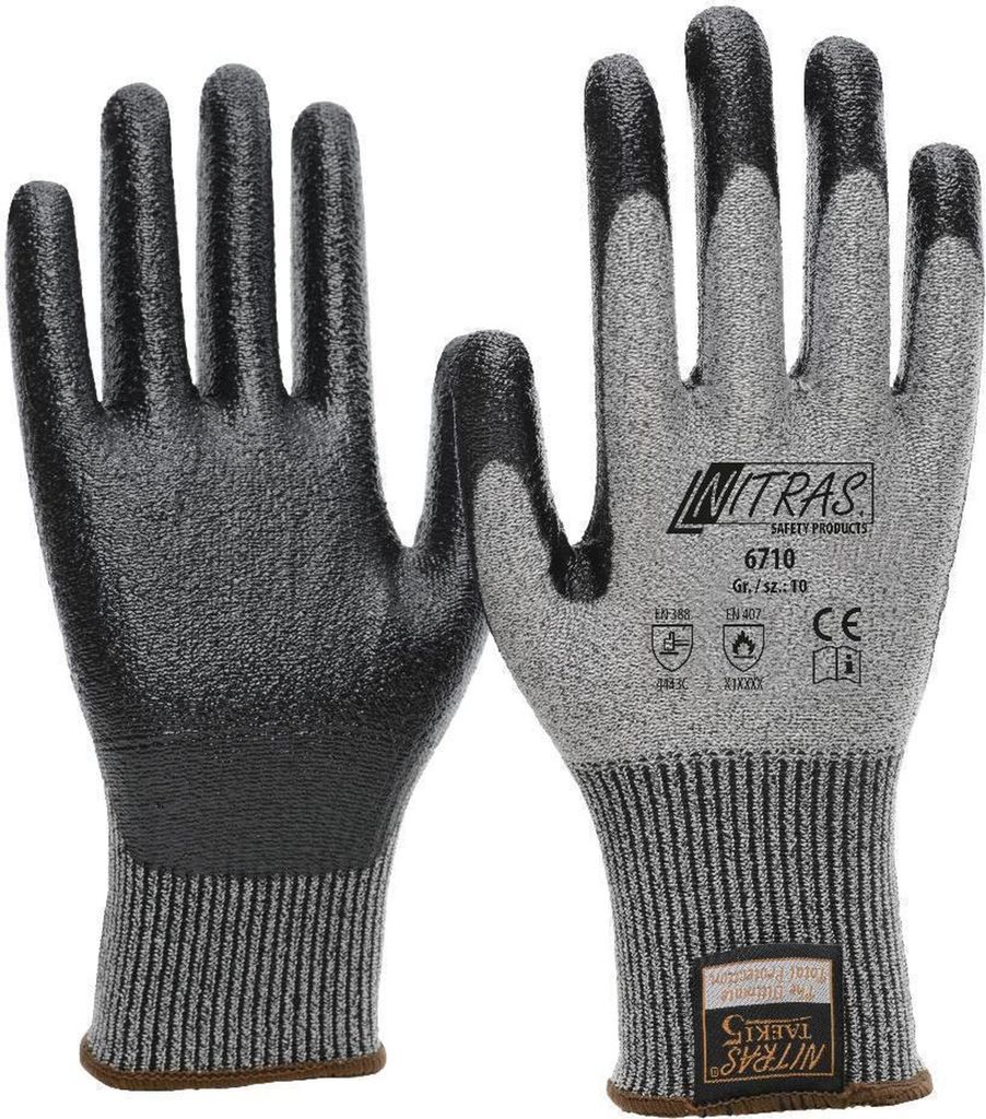 Schnittschutzhandschuh, Taeki5,nitrilbeschichtet,Gr.XL Nitras
