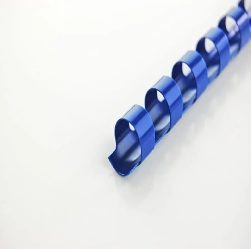 Specifiche Dorsi Plastici GBC 14mm Blu: Rilegatura DIN A4 21 Fori