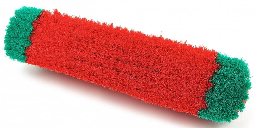Brosse souple VIKAN 370 mm avec bord caoutchouc et passage d'eau fixe