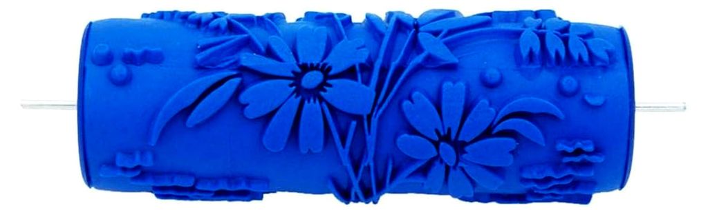 Wandfarbenrolle mit Prägedesign Strukturierte Malrolle Farbauftragswerkzeug für Texturierte Effekte für Innenräume Und Möbel, # 5