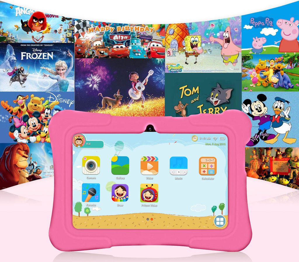 Pritom K7 7palcový dětský tablet, čtyřjádrový Android 10, 1 Obrázek produktu 6