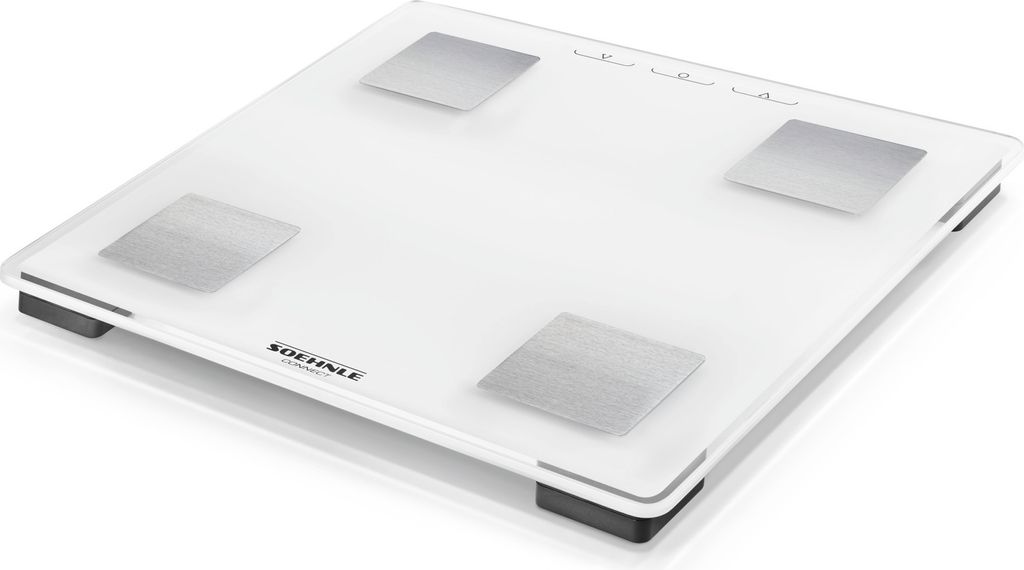 Soehnle Shape Sense Connect Lite, Elektronische Personenwaage, 180 kg, 100 g, Quadratisch, China, LED