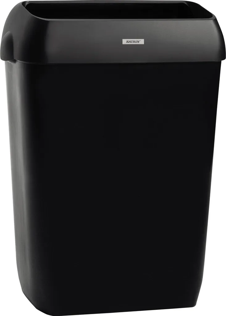 Poubelle Katrin 92285 50L Noir x2 : Fini les Sanitaires Encombrés !