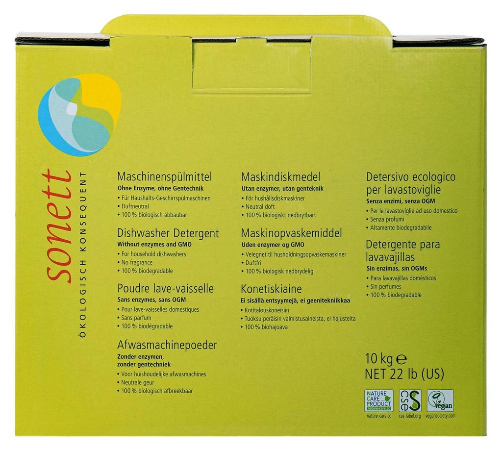 SONETT Maschinenspülmittel 10kg Pulverkonzentrat Produktbild 
