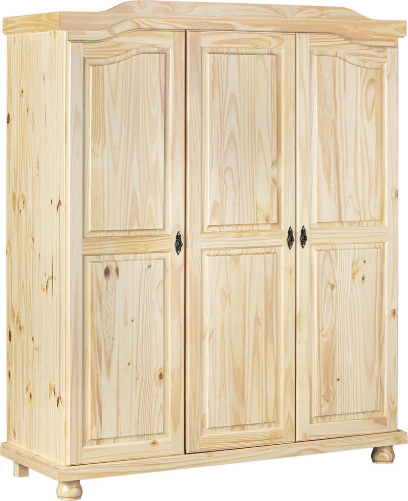 Bepam Kleiderschrank 3 Türen,natur.
