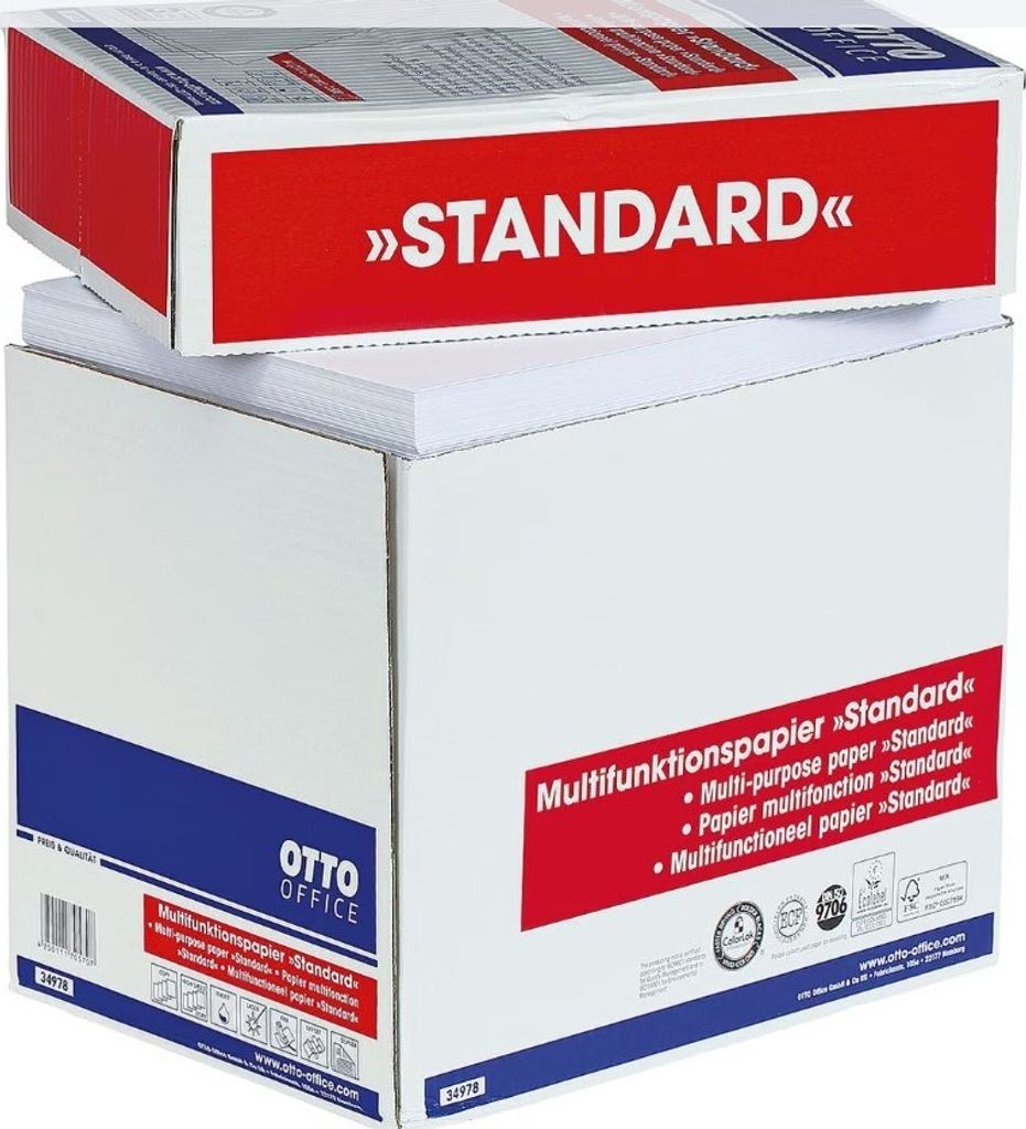 OTTO Office Standard  Druckerpapier  A4- 2500 Blatt Produktbild 