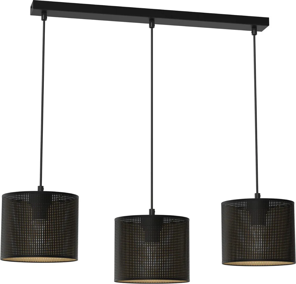 Suspension Noire Jovin pour Table à Manger - Luminaire Métal Style Cuisine