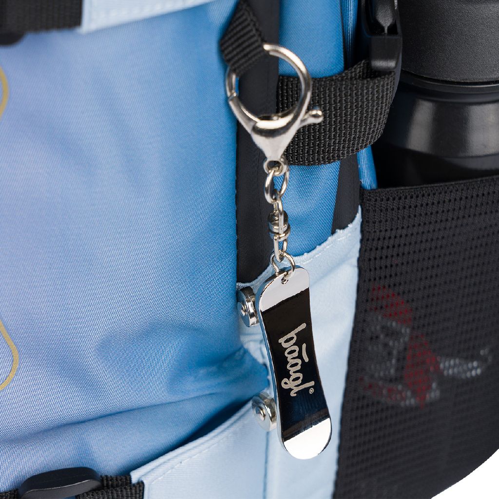 Baagl Schulrucksack für Mädchen Teenager - Skateboard Produktbild 7