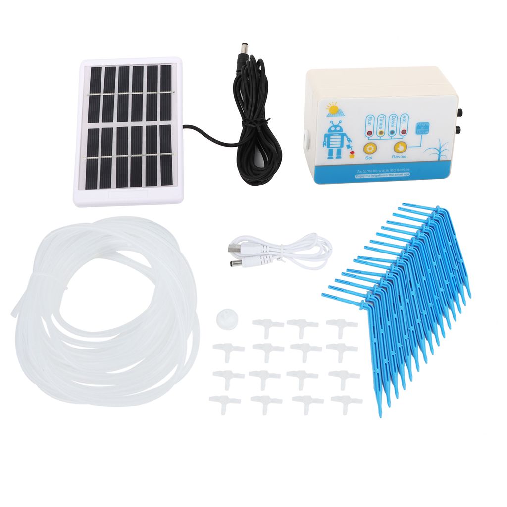 Solar Bewässerungs-Timer Intelligente Automatische Tropf Bewässerung Controller Set Garten Wasser Timer Bewässerung Kit