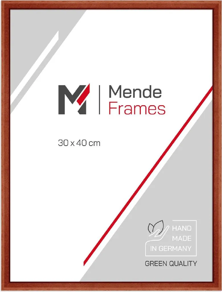 Cornice Legno Mogano MendeFrames H011 21x29,7 | Protezione Antiriflesso