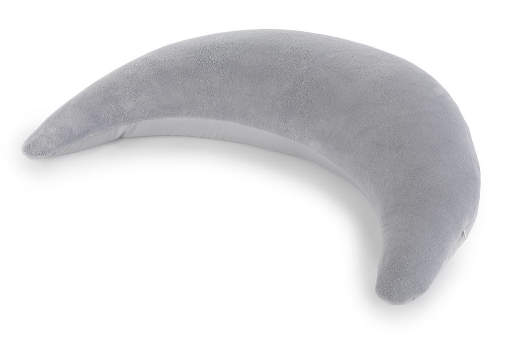 THERALINE Stillkissen Plüschmond - grau