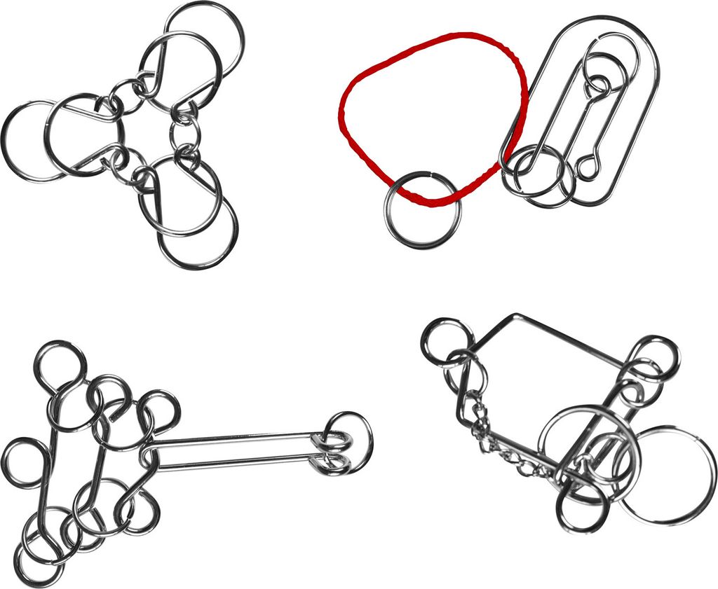 Metall Puzzle zum Auseinandernehmen und Zusammensetzen für Kinder und Erwachsene
