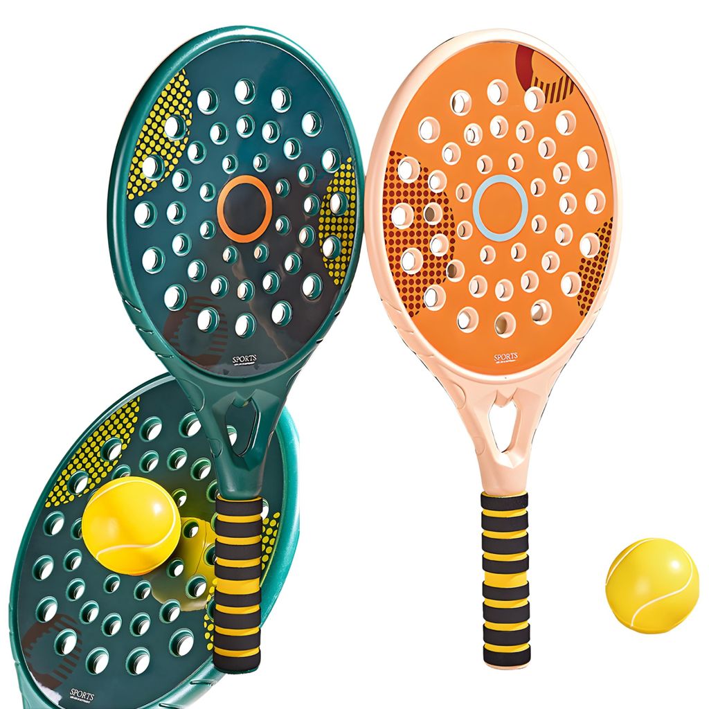 Padel Set & Beach Tennis: 2 Schläger, Ball – Komplettes Strand-Sport-Set