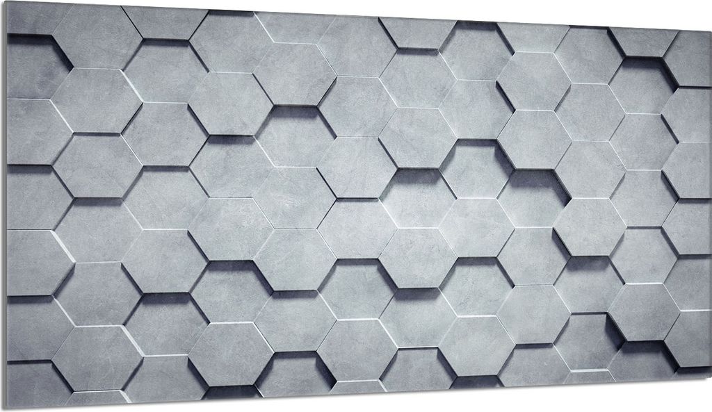 Glasschutzplatte für den Herd 90x52 Muster