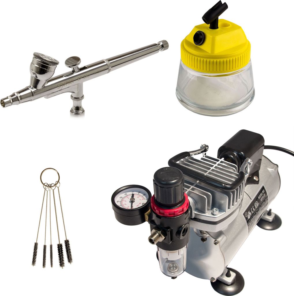 Airbrush Set Einsteiger SparmaxSP35c Kaufland.de