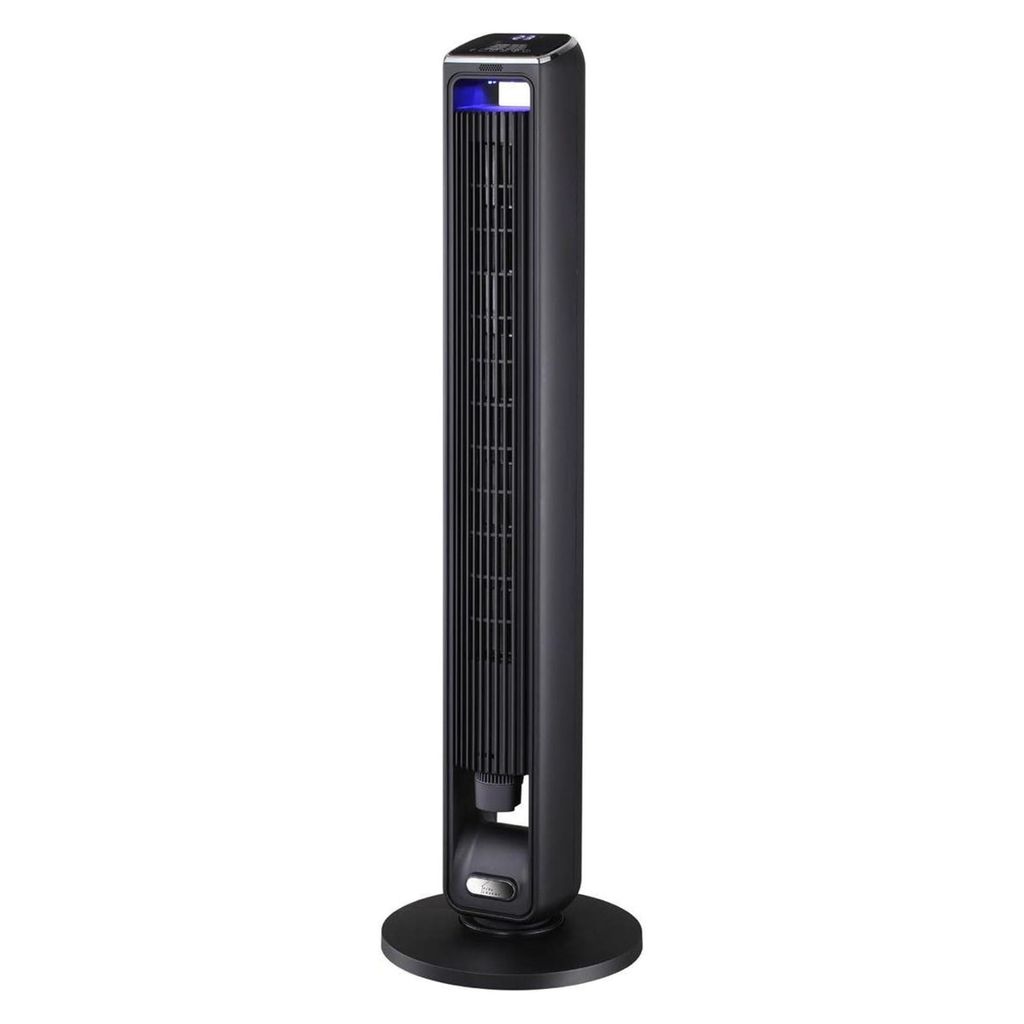 Vidacharmy – 42" Turmventilator, 19 dB, Geschwindig 8,2 m/s, LED-Touchscreen, Fernbedienung, 3 Geschwindigkeitsstufen, 15h Timer, 85° Oszillation