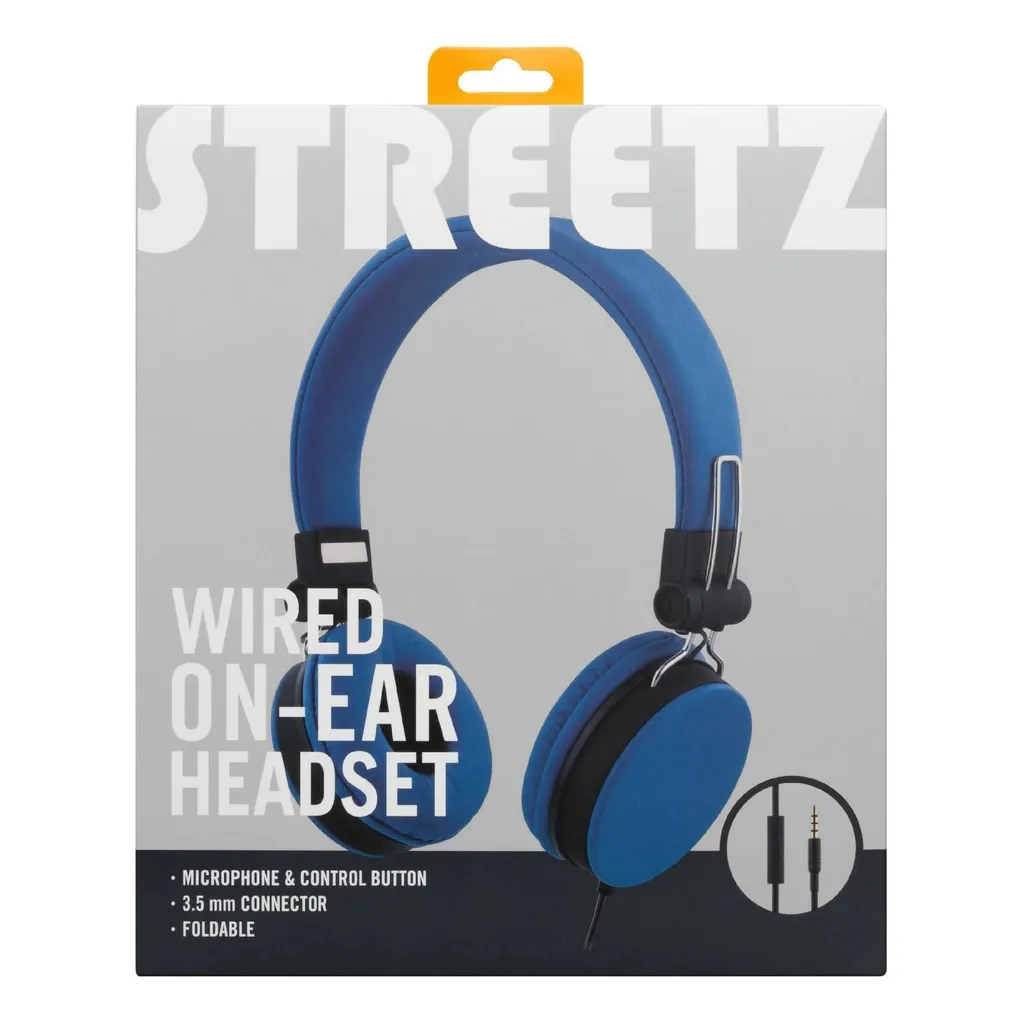 Casque stéréo supra-auriculaire bleu idéal pour télétravail et PC - 5