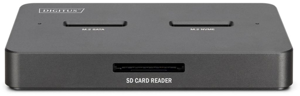 Digitus Dual M.2 NVM SSD Docking Station, Dockingstation, (USB-C, M2