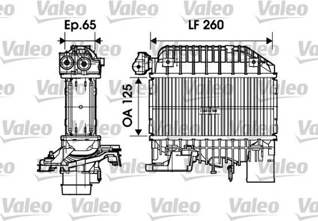 VALEO 817698 Intercooler Aria Sovralimentata - Ricambio Qualità OE
