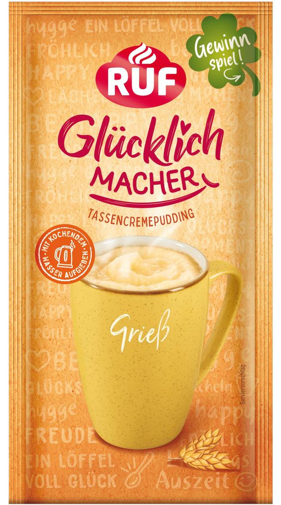 RUF Glücklichmacher Grieß Tassenpudding Produktbild 