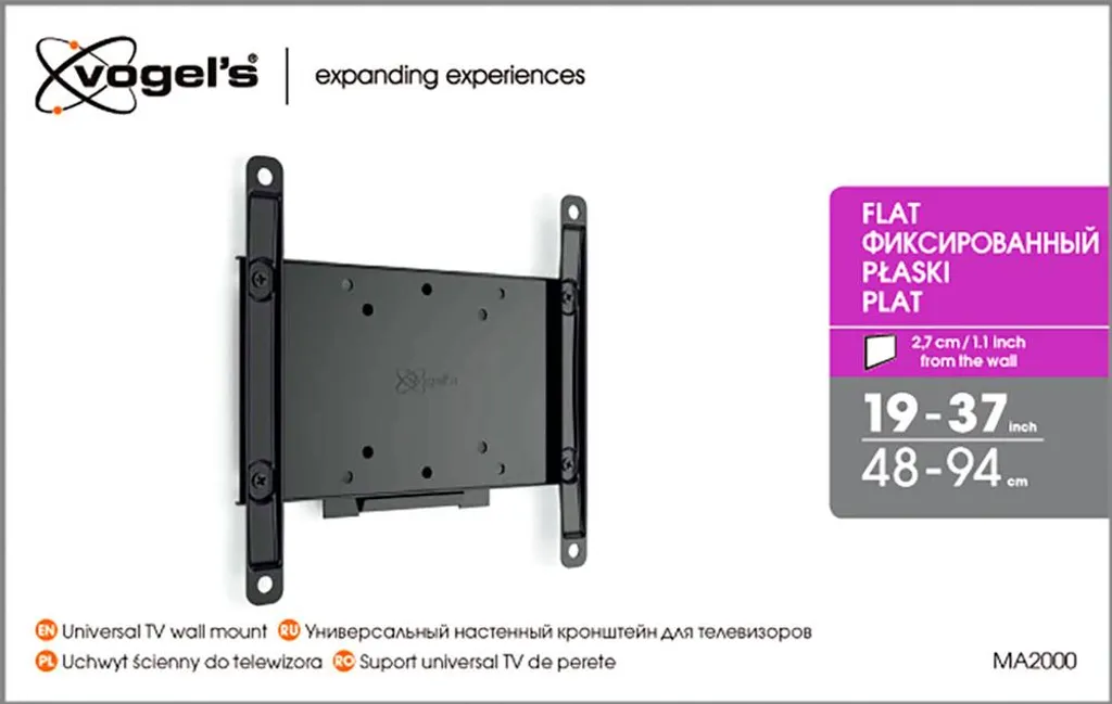 Vogel's MA2000 8552000 Supporto TV Fisso 19-40 Pollici VESA 200x200 - 4