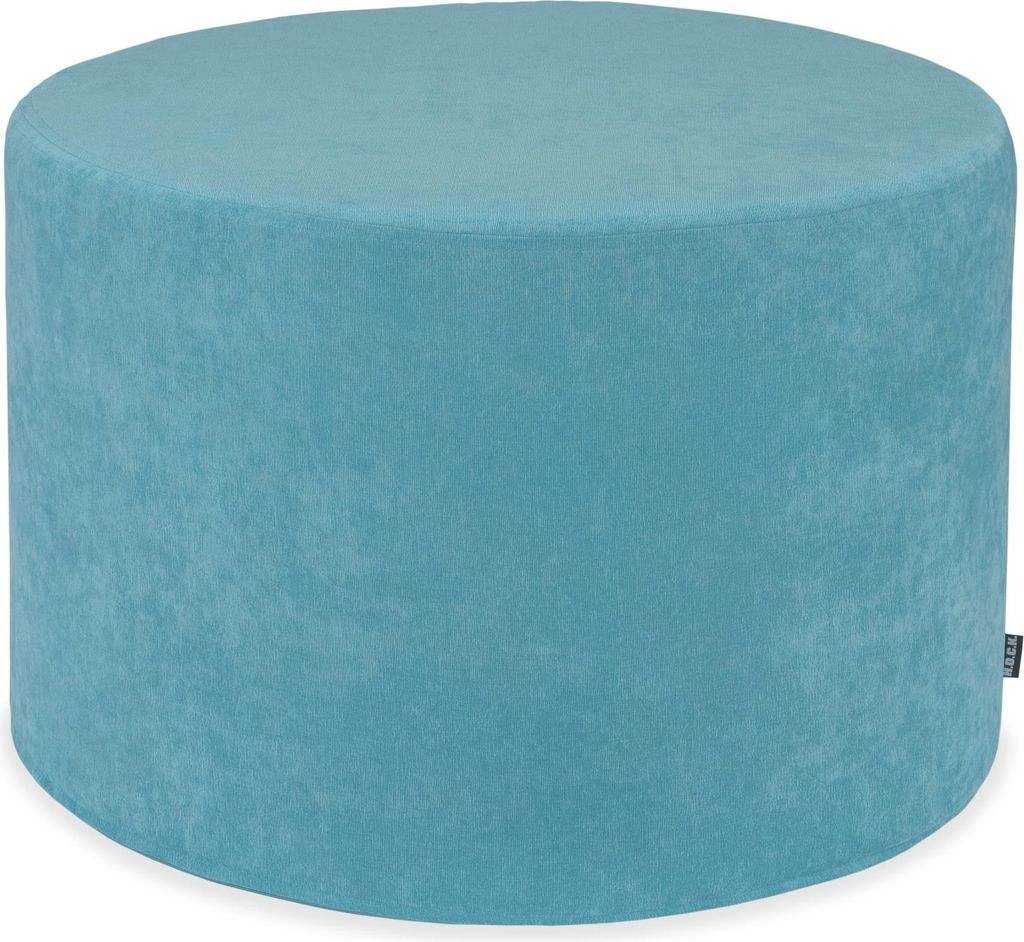 H.O.C.K. Versatil Hocker rund Pouf ø60x40cm Uni türkis col. 54