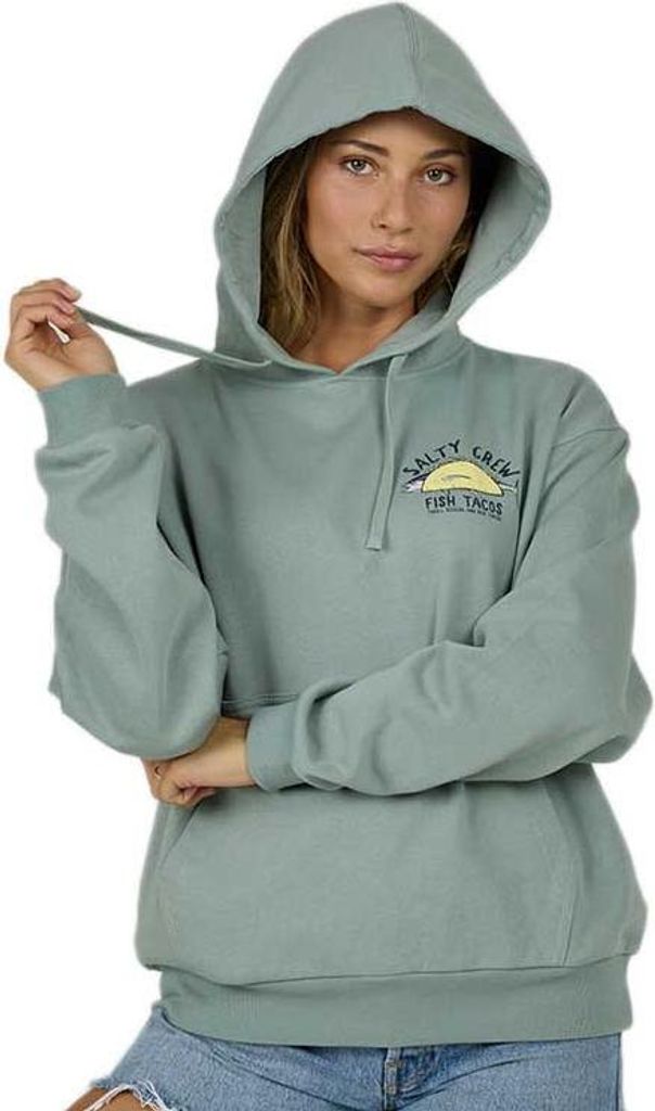 Salty Crew Baja Fresh Kapuzenpullover Grün M Frau Grün M