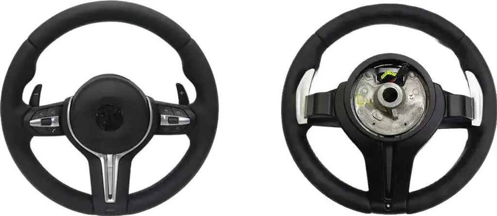 Volant en cuir sur mesure pour BMW E90 - Finition Luxe et Grip Sportif