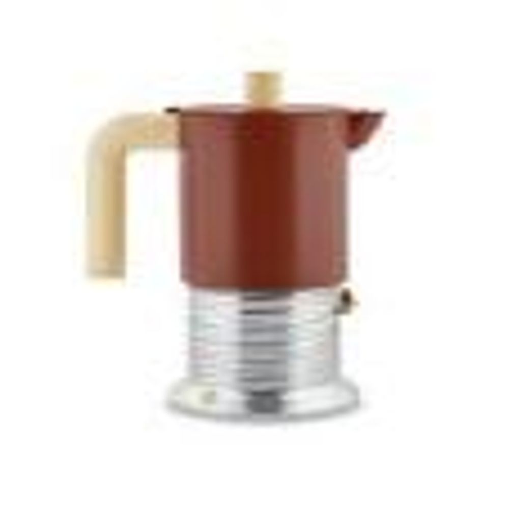 Alessi Vite Espressomaschine Braun 6 PM01/6 BR Image du produit 