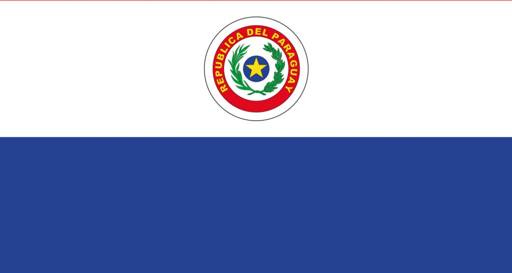 Paraguay Kunstdruck Bild - Flaggen Der Welt (40 x 50 cm)