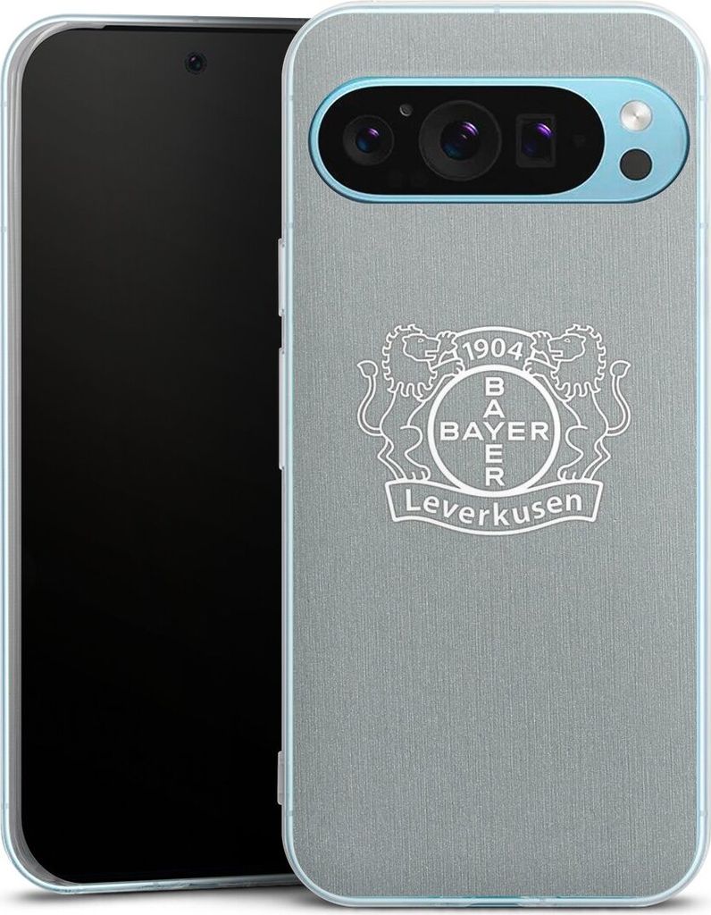 DeinDesign Handyhülle für Google Pixel 9 Pro XL Silikon Hülle Case Smartphone Schutzhülle Bayer 04 Leverkusen Offizielles Lizenzprodukt Wappen