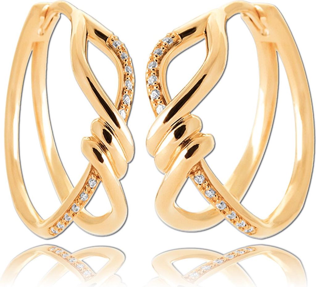 Balia Creolen 2cm vergoldet Gelbgold 750 JBEC016V