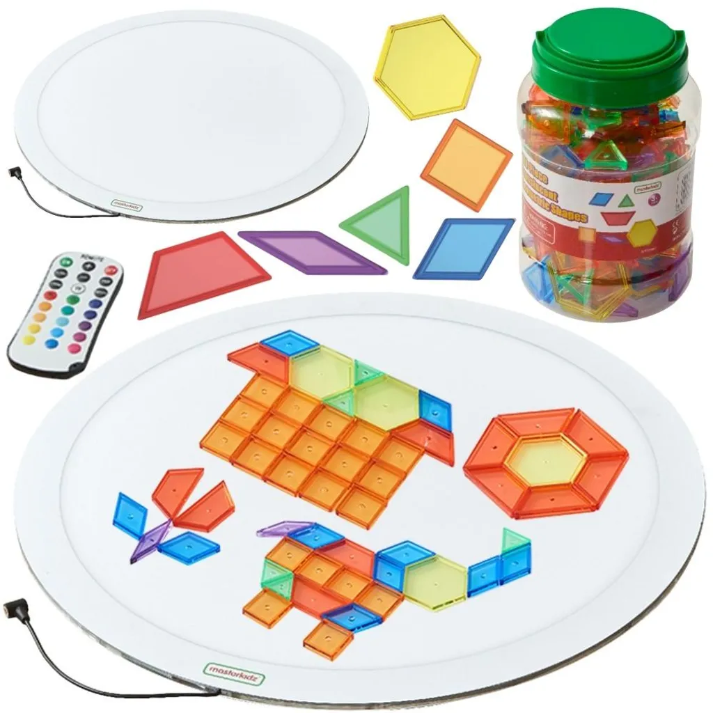 Matériel sensoriel pour atelier lumineux et tri de couleurs