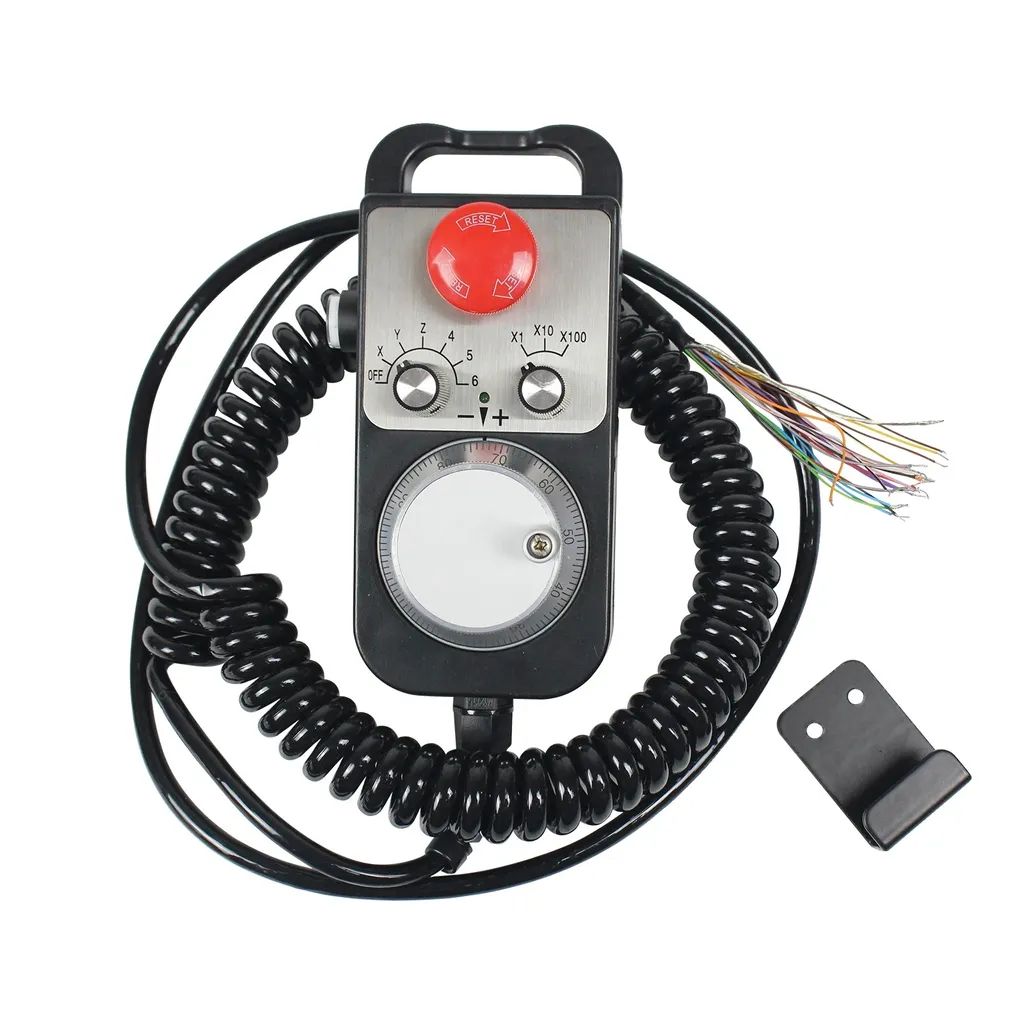 volantino MPG a 6 assi, uscita a 100 impulsi, funzione di arresto di emergenza, tensione 5V ,