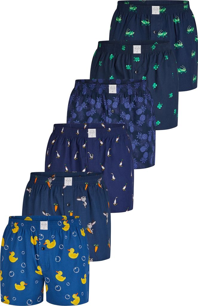 MG-1 Herren Boxer 6-Pack Prints - Set 19 - Größe XXL Produktbild 