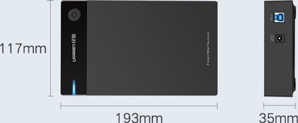 UGREEN Externý kryt pevného disku pre 3,5-Zoll-SATA Obrázok produktu 41