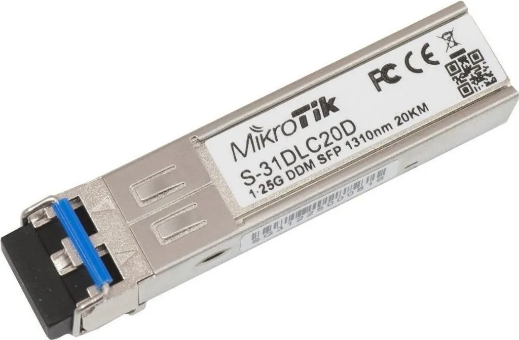 Microtique S-31DLC20D Module SFP 1.25G SM 20km 1310nm Dual LC Connecteur