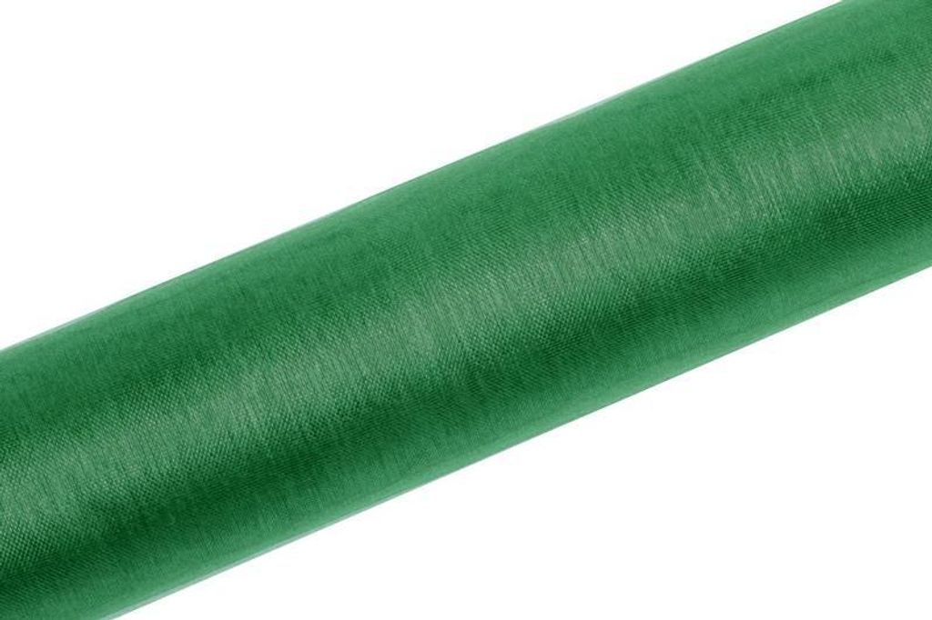 Organzová látka Julie tmavozelená 9m x 16cm Obrázok produktu 
