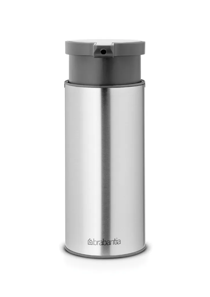 Distributeur Savon Inox Mat Anti-Traces Brabantia 481208 Haute Qualité