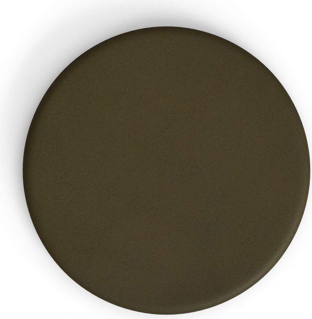Hoher Outdoor-Tisch Esilda 70.0 x 96 x 70.0 cm Stahl Zement Schwarz Kaki
