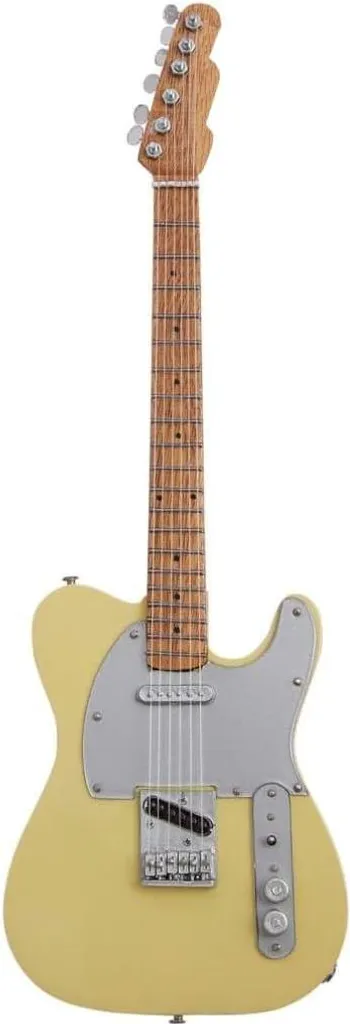 Réplique Miniature Guitare Jimi Hendrix Brûlée – 25 Cm – Décoration Murale Avec Pied