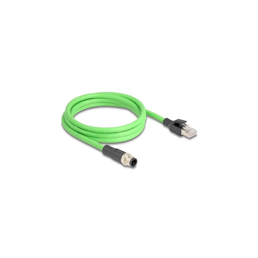 Delock 80427 Cavo M12 a RJ45 2m - Connettività Industriale Certificata
