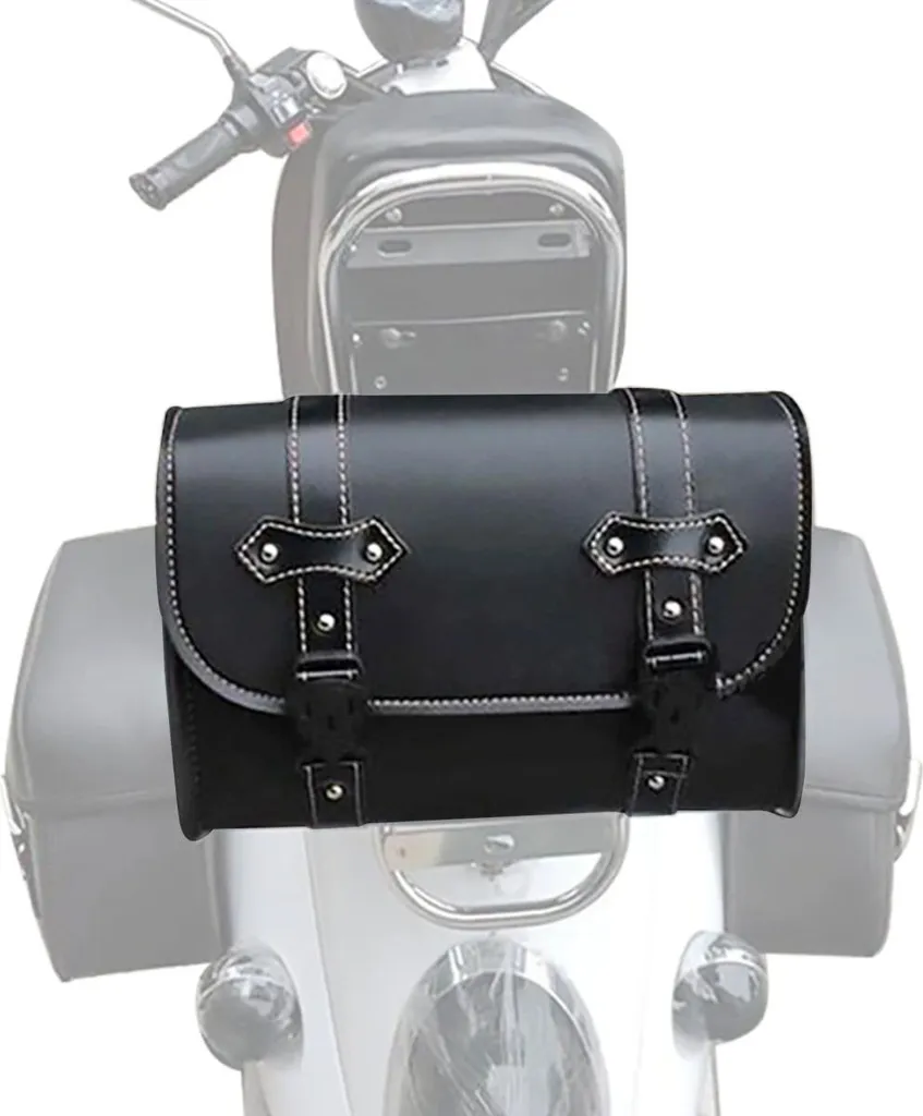 Sacoche Sissybar SB3 Noire pour Moto Cruiser et Chopper Custom