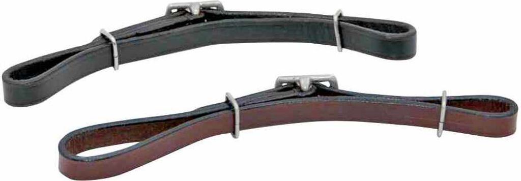 AMKA Western Kinnriemen aus Leder Curb Strap - Chin Strap, Farbe:dunkelbraun