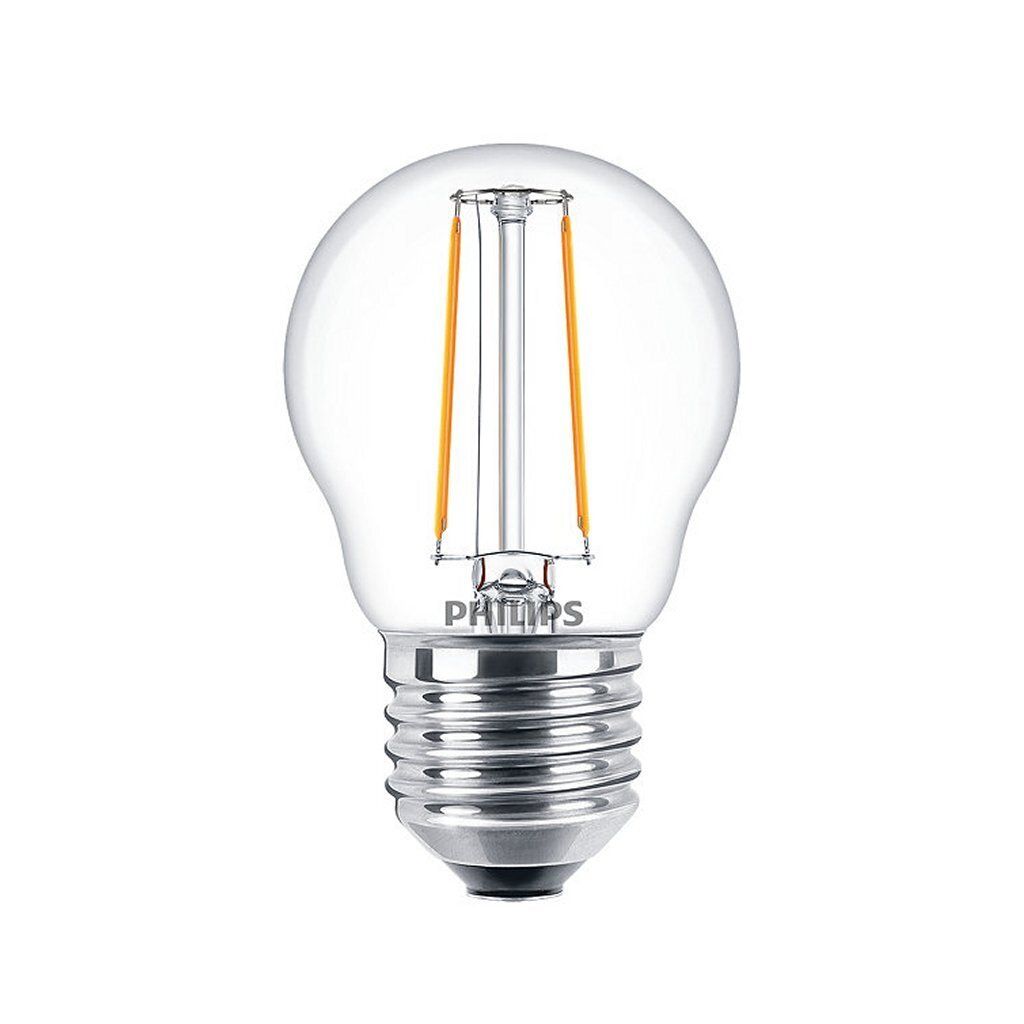 Philips E27 LED filamento a goccia 2W 250Lm bianco caldo Immagine del prodotto 